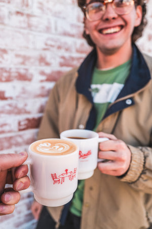 Bindle x Tsunagu Craft Milk Glass Mug